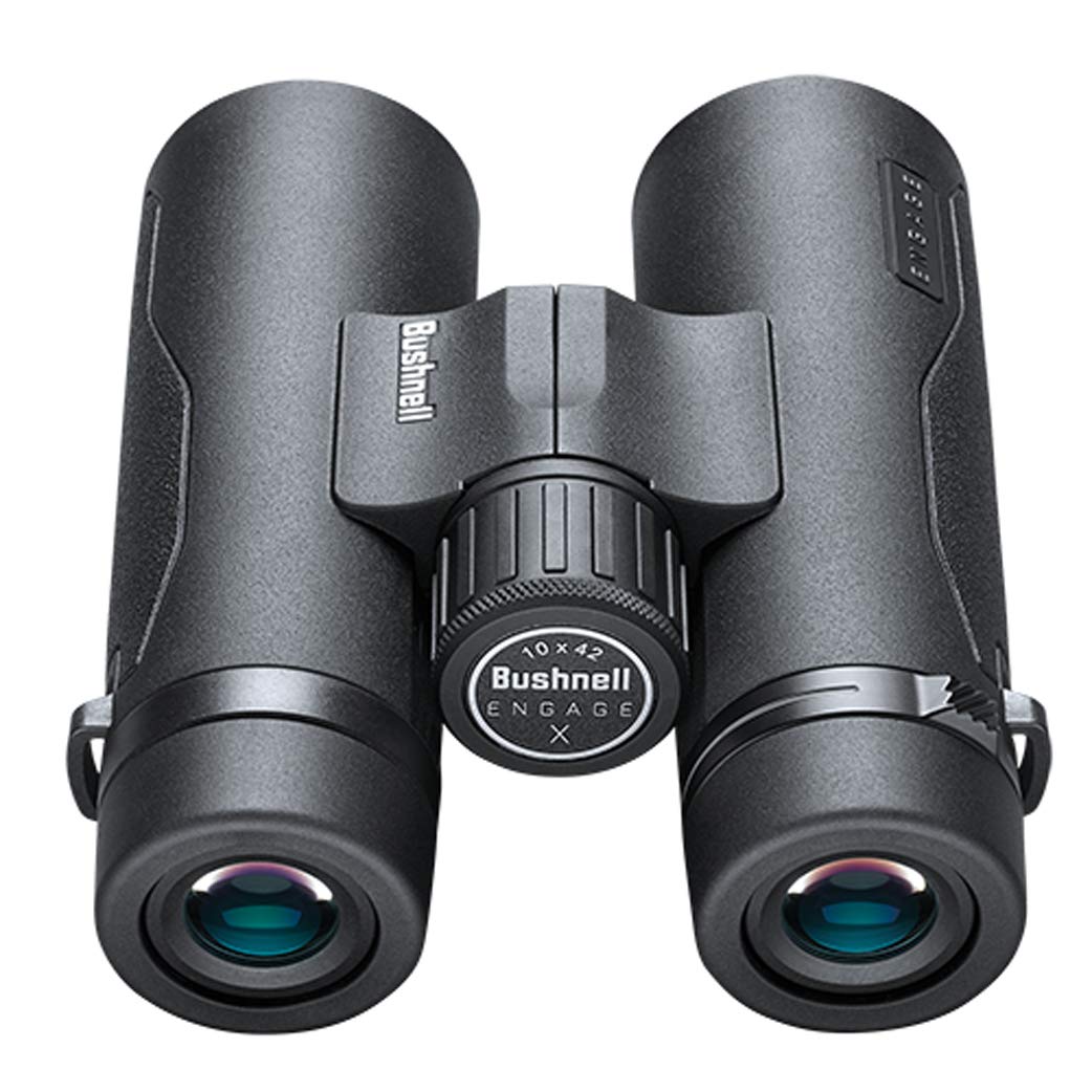 Bushnell Engage X 10x42mm Binoculars, IPX7 Waterproof and Lightweight Binoculars for Hunting, Travel, and Camping