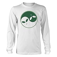 Alien Yin Yang #364 - A Nice Funny Humor Men's Long Sleeve T-Shirt
