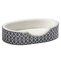 MidWest Homes for Pets Orthoperdic Egg-Crate Nesting Pet Bed w/ Teflon Fabric Protector, Medium Gray