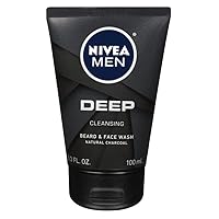 Men Deep Cleansing Beard And Face Wash 3.3 Ounce (100ml) (6 Pack)