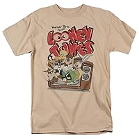 Looney Tunes Saturday Mornings Unisex Adult T Shirt for Men and Woman