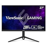 ViewSonic VX2728J-2K 27 Inch Gaming Monitor 1440p 180hz 0.5ms IPS w/FreeSync Premium, Advanced Ergonomics, HDMI, DP (Renewed)