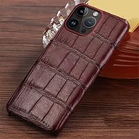 Crocodil Leather Phone Case for iPhone 15 11 12 13 14 Pro Max 14Pro 13Pro 15Pro 15Plus 14 Plus 12Pro Back Cover,red,for iPhone 15 Pro