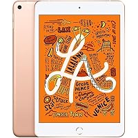 Apple iPad Mini 5th Generation (Wi-Fi + Cellular, 256GB) - Gold (Renewed)