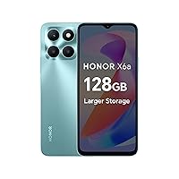 Honor X6a Dual-SIM 128GB ROM + 4GB RAM (GSM Only | No CDMA) Factory Unlocked 4G/L Smart Phone (Cyan Lake) - International Version