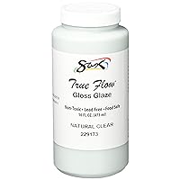229173 True Flow Gloss Glaze - 1 Pint - Natural Clear, 16 Fl Oz (Pack of 1)