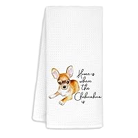 Chihuahua Gifts,Chihuahua Kitchen Towels,Chihuahua Decor,Gifts for Chihuahua Lovers,Chihuahua Dish Towels,Cute Bathroom Decor,Chihuahua Hand Towels 16×24 Inch