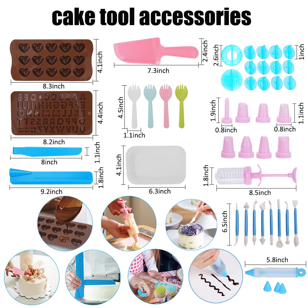 Mua Cake Decorating Kit,635 Pcs Cake Decorating Supplies With 3 ...