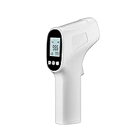 Digital Thermometer for Adults and Kids, Forehead Thermometer, No Contact with Large LCD Display Infared Thermomter with Fever Alert and Memory Function