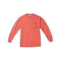 Comfort color mens C4410 Heavyweight Long Sleeve Pocket T-Shirt