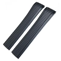 For Patek Philippe 5164A 5167A AQUANAUT Philippe Series Butterfly Buckle Watch Strap Colorful Fluorous Rubber 21mm WatchBands