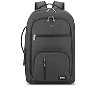 Solo New York Grand Travel TSA Backpack, Grey, Fits up to 17.3