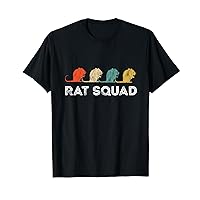 Rat Squad Retro Vintage Rat Owner Rodent Mouse Rat Lover T-Shirt