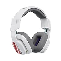 Astro A10 Gaming Headset Gen 2 Wired Headset - Over-Ear Gaming Headphones with flip-to-Mute Microphone, 32 mm Drivers, for Playstation 5, Playstation 4, Nintendo Switch, PC, Mac - White (Renewed)