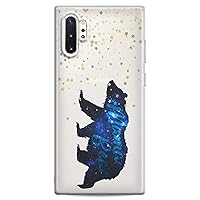 Case Compatible with Samsung S24 S23 S22 Plus S21 FE Ultra S20+ S10 Note 20 S10e S9 Mama Bear Design Man Galaxy Watercolor Flexible Cute Silicone Nature Slim fit Animal Print Clear Woman Cute