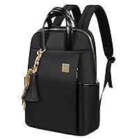 Kamlui Laptop Backpack Purse 14 to 15.6 Inch 16 for Women Sleeve Cute Bookbag Satchel Case Fashion Travel Small Slim Nylon Laptop Bag