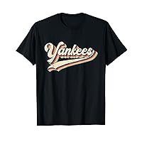 Yankees Name Vintage Retro Gift Sports Lover Men Women Boy T-Shirt
