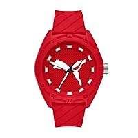 PUMA Men's Watch, Three-Hand Analog Sports Watch for Men