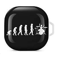 Evolution Drummer Pattern Printed Bluetooth Case Cover Hard PC Headset Protective Shell for Samsung Headset