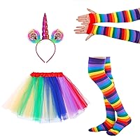 Rainbow Birthday Party Cosplay Costumes