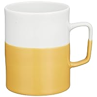 Hasami Ware 40491 Essence Dip Mug (M) 11.8 fl oz (350 ml), Yellow