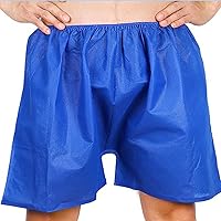 Qiangcui Men Spa Underwear Disposable Non Woven Fabric Single Use Travel Business Trip 50Pc//17 (Color : Black, Size : Medium) Black Medium