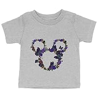 Butterflies and Flowers Baby T-Shirt - Butterfly Clothing - Floral Butterfly Design Clothing