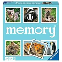 Ravensburger Animal Babies Memory Game for Kids Ages 3 and Up – A Fun & Fast Picture Matching Game