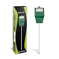 SZHLUX SZ-DZ-F Soil Moisture Water Meter Care, for Potted Plants, Gardening, Lawn, Indoor & Outdoor (No Battery Needed), 10.23in, Green