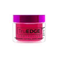 TruEDGE Controller Extreme Hold Water-Based Pomade - Ntaural Shine & Non-Flaky Scented Edge Control - Perfect for Hair-Braiding (Cherry)