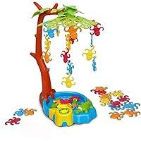 Naisicore Monkey Tail Game, Monkey Hanging in Tree Balancing Game, Monkey Balancing Paternity Interactive Game, Falling Tumbling Monkey Game, Monkey Swing Board Game for Kids Adults