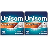 Unisom SleepTabs, Nighttime Sleep-aid, Doxylamine Succinate, 2 Pack