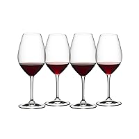 RIEDEL 6422/02-4 Riedel Wine Glass, Set of 4, Riedel Wine Friendly Riedel 002 Red Wine, 35.0 fl oz (997 ml)