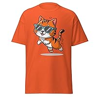 Funny Cat T Shirt for Men's