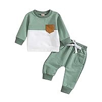 3 Month Old Boy Clothes Toddler Baby Boys Gilrls Long Sleeve Print Shirt Tops And Pants Child Kids 2PCS Fall