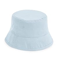 B90B Junior Organic Cotton Bucket Hat - Powder Blue M/L, Powder Blue, XS-XL