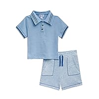 Splendid baby-boys Huntington Short Sleeve Polo SetToddler Boys Kids Short Sleeve Polo Set