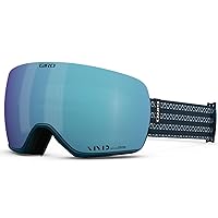 Giro Article II Asian Fit Snow Ski Goggles - New Quick Change Lens System w/ 2 VIVID Lenses - Anti-Fog Vent Tech - OTG