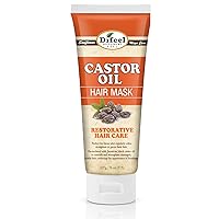 Difeel Castor Oil Hair Mask 8 oz. - Damage Repair Masque, Castor Oil Hair Repair