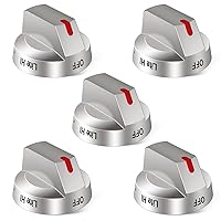 Upgraded DG94-04167 Gas Stove Knobs for Samsung Stoves/Ovens(5pcs), DG94-04167A DG94-04167D for Samsung Gas Stove Knobs, Fit for NX60A6511SS/AA-01 NX60A6511SS/AA-02 Stove