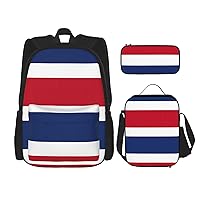 Print 138PCS Backpack Set, Stylish backpack, rucksack and pencil case lunchbox, perfect for traveling