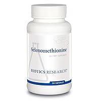 Selenomethionine – High Potency Selenium, Thyroid Gland Function, DNA Production, Cognitive Health, Potent Antioxidant. 90 Capsules