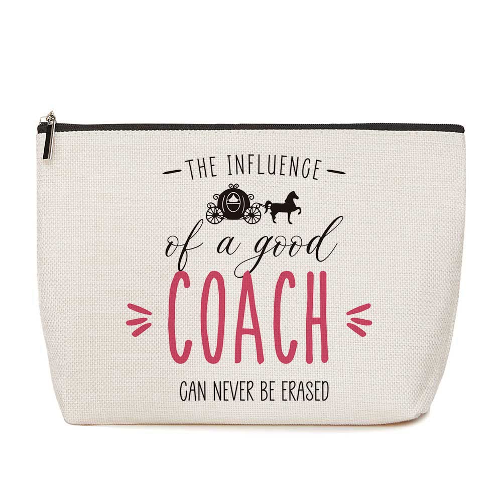 Mua Coach Makeup Bag, Thank Gifts for Coach Birthday Coach Bag Coach Purse  Christmas Coach Bags for Women, The Influence of a Good Coach Can Never Be  Erased Travel Makeup Bag Cosmetic