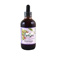 Herb Lore Moringa Liquid Tincture - 4 fl oz Alcohol Free - Moringa Leaf Extract Drops for More Breast Milk - Moringa Oleifera Lactation Supplement