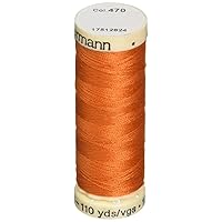 GUtermann polyester thread, 110 yards, color 470, orange
