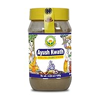 Ayushkwath Joshanda Coarse Powder | 4.23 Oz (120g) | Natural Ayurvedic Herbal | Immune System Booster with Holy Basil, Cinnamon & Dry Ginger | Throat Support