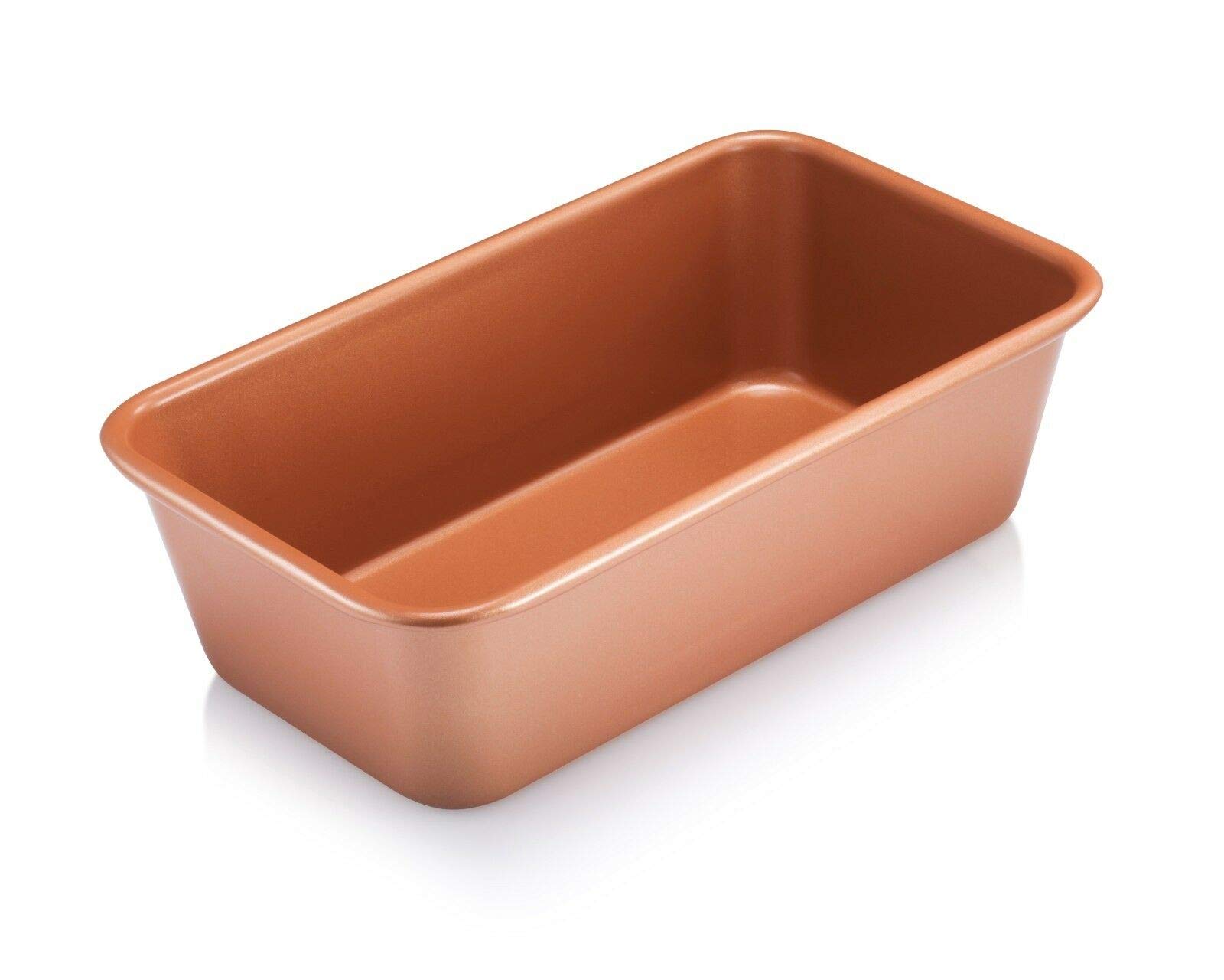 Gotham Steel Bakeware Loaf Pan – Nonstick Loaf Pan, XL 9.7” x 5.75” x 2.8” Full Size Loaf Pan Even Heat g, Metal U& Non-Warp Technology with Ultra Nonstick Ceramic Coatintensil & Dishwasher Safe