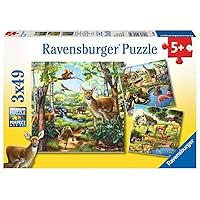 Ravensburger Forest, Zoo & Pets Jigsaw Puzzle (3 x 49 Piece)