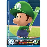 Nintendo Mario Sports Superstars Amiibo Card Baseball Baby Luigi for Nintendo Switch, Wii U, and 3DS