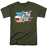 Top Gun T-Shirt Vintage Logo Military Tee